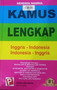 Kamus Lengkap Inggris - Indonesia Indonesia - Inggris